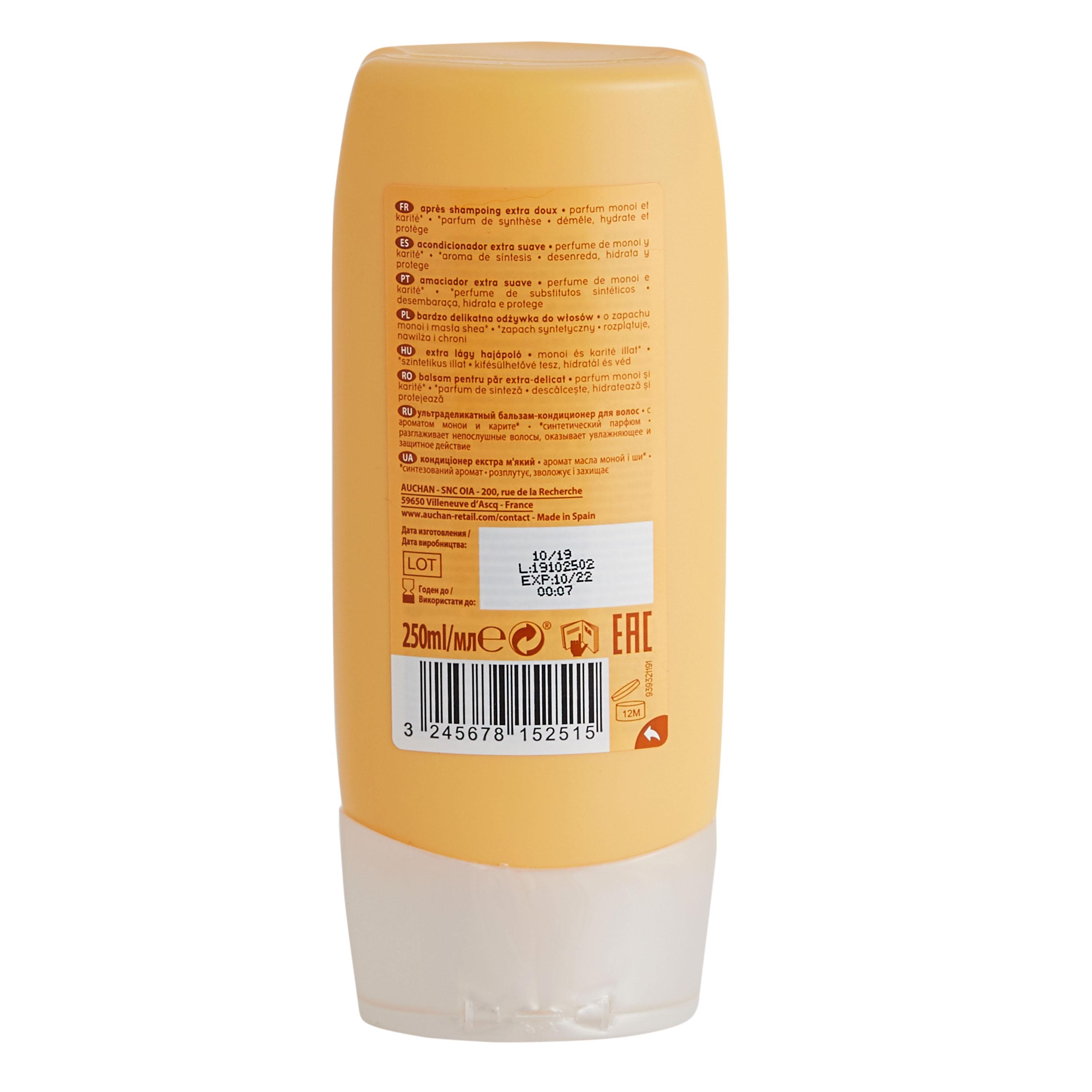 Voir la diapositive 2 : COSMIA Après-shampoing monoï & karité pour les cheveux secs, abimés 250ml