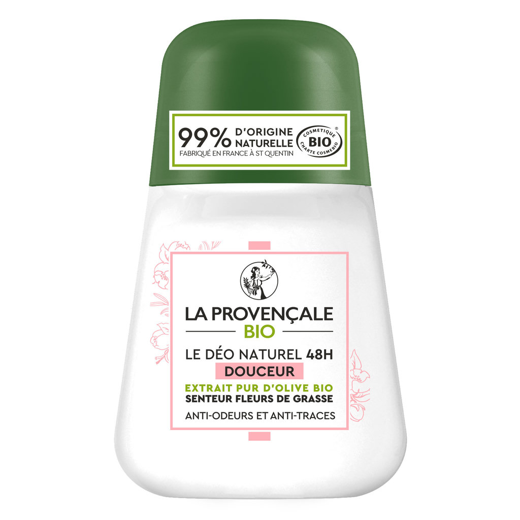 LA PROVENÇALE BIO Déodorant bille douceur pur olive bio et fleurs de Grasse 50ml