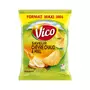 VICO Faire le moins de transformation possible pour préserver les goûts que la nature nous offre : tel est notre engagement Vico, pour vous offrir des moments de partage réussis avec nos gammes de chips, noix, biscuits et soufflés apéritifs.  300g