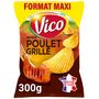 Voir la diapositive 2 : VICO Chips ondulées saveur poulet grillé 300g