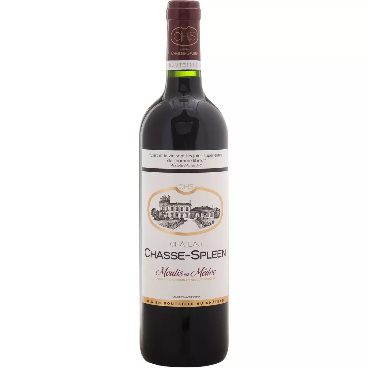 Vin rouge AOP Moulis-en-Médoc Château Chasse-Spleen 2018 75cl