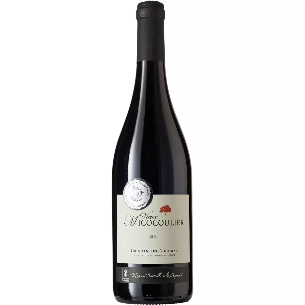 Vin rouge AOP Grignan-les-Adhémar vieux Micocoulier 2019 75cl