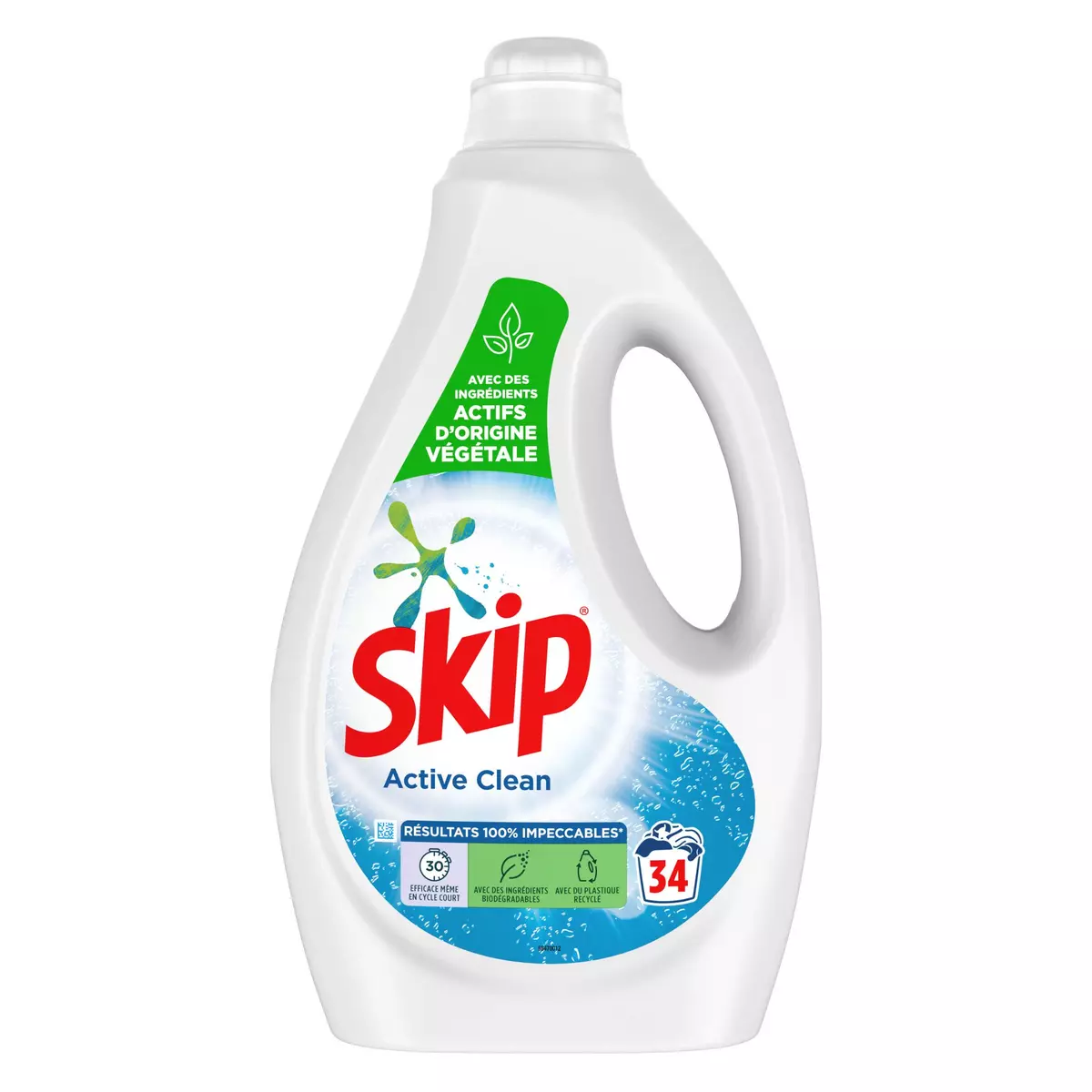 SKIP Skip Lessive liquide sensitive 36 lavages 1,8l 36 lavages 1