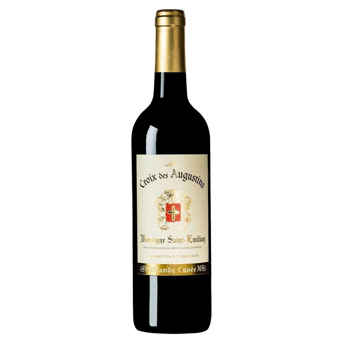 Vin rouge AOP Montagne Saint-émilion Croix des Augustins 75cl