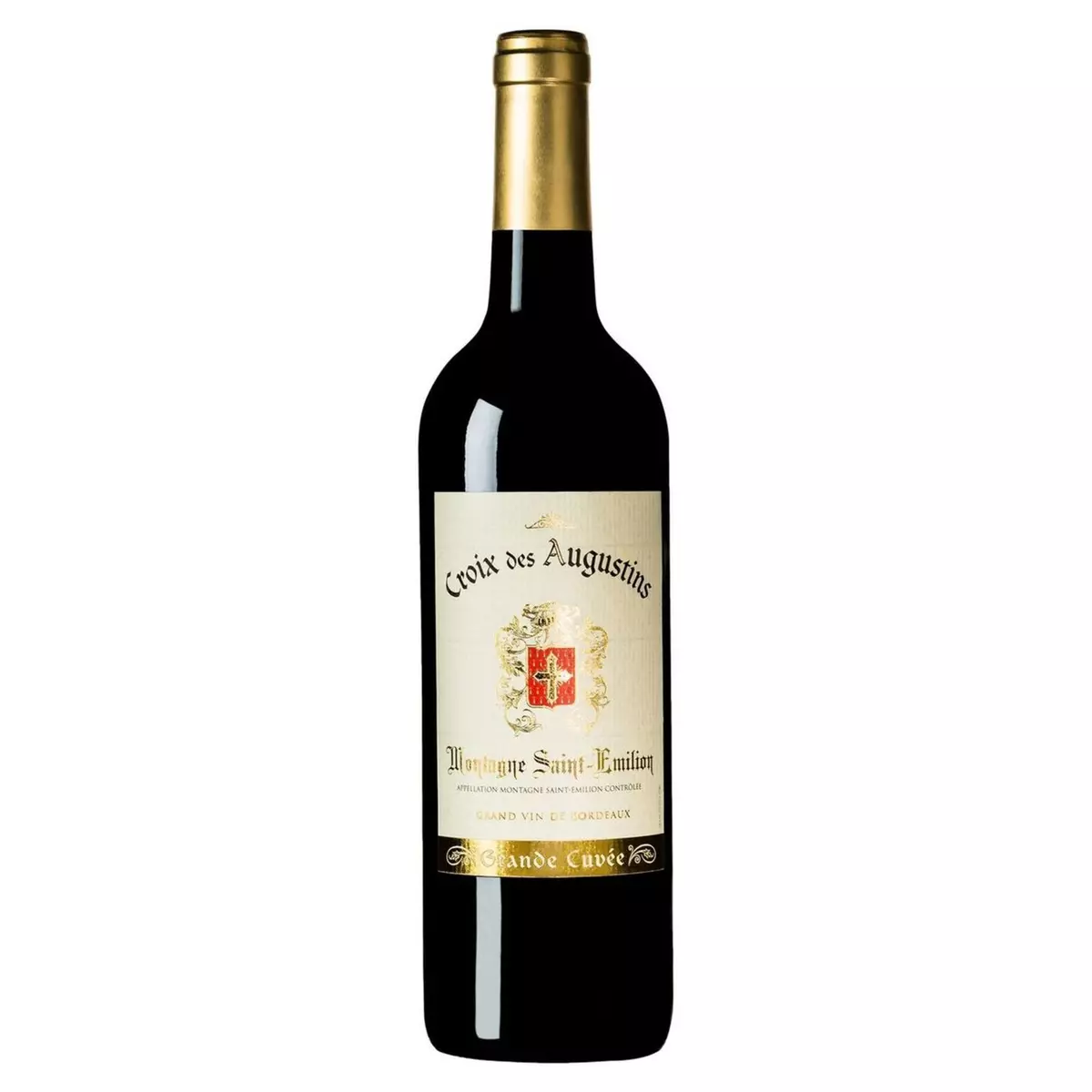 Vin rouge AOP Montagne Saint-émilion Croix des Augustins 75cl