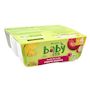 Voir la diapositive 2 : AUCHAN BABY BIO Petit pot dessert pomme ananas dès 4 mois 4x100g