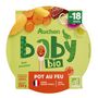 Voir la diapositive 2 : AUCHAN BABY BIO Assiette pot au feu sans sel ajouté sans gluten dès 18 mois 260g