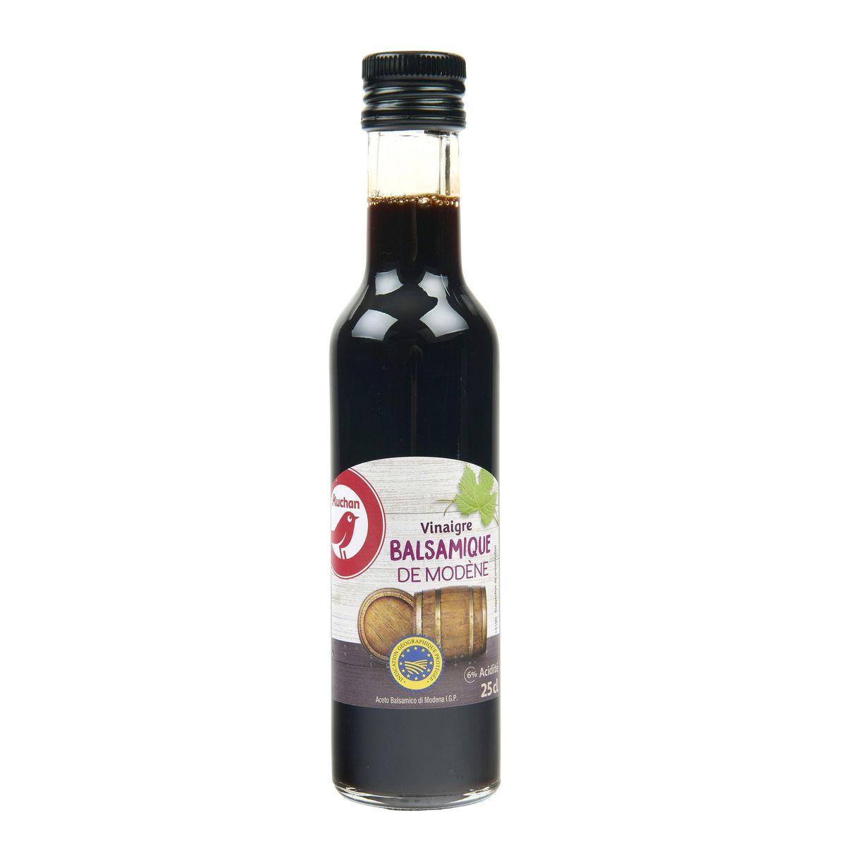 AUCHAN Vinaigre balsamique de modène IGP 25cl