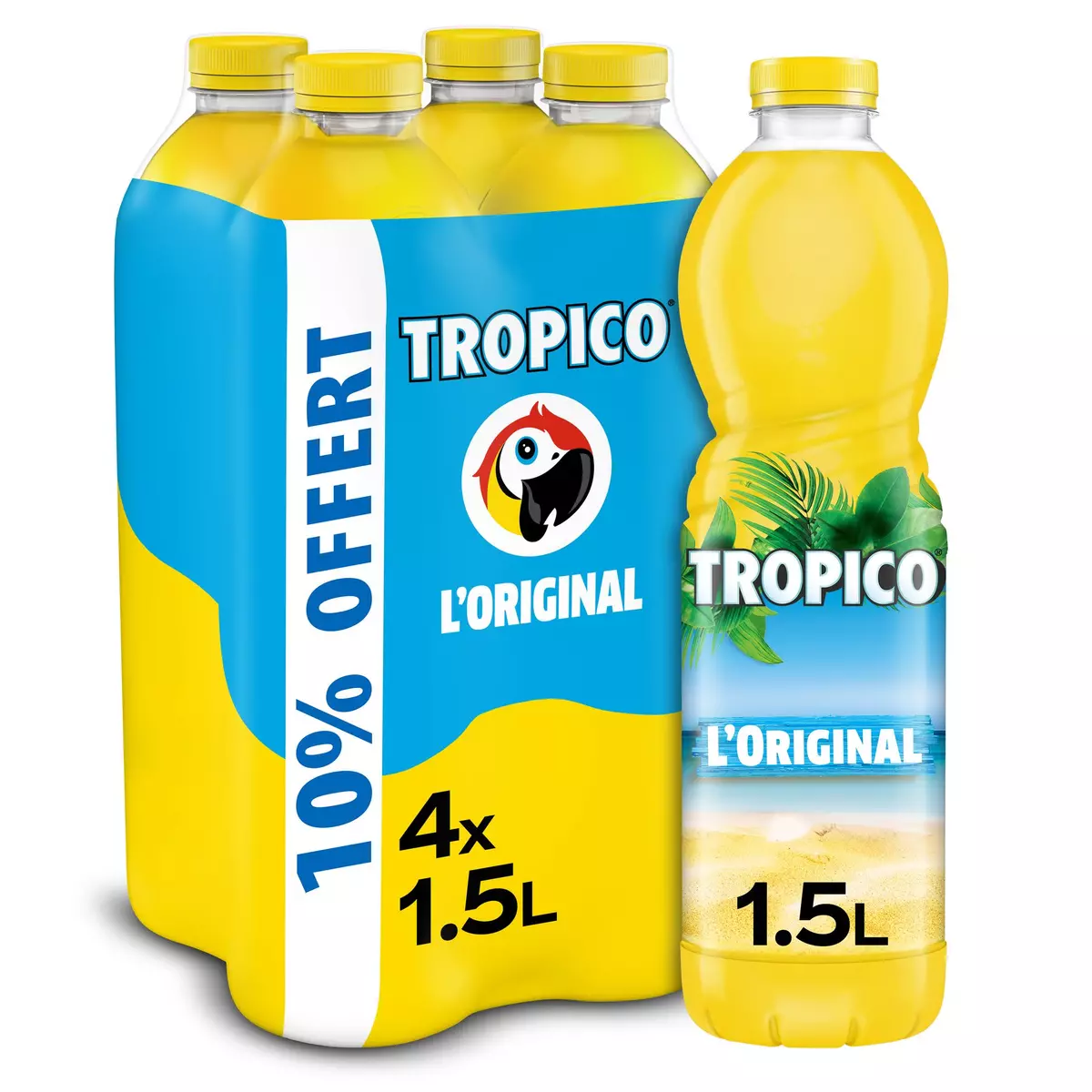 TROPICO L'original boisson saveur orange ananas 4x1,5l