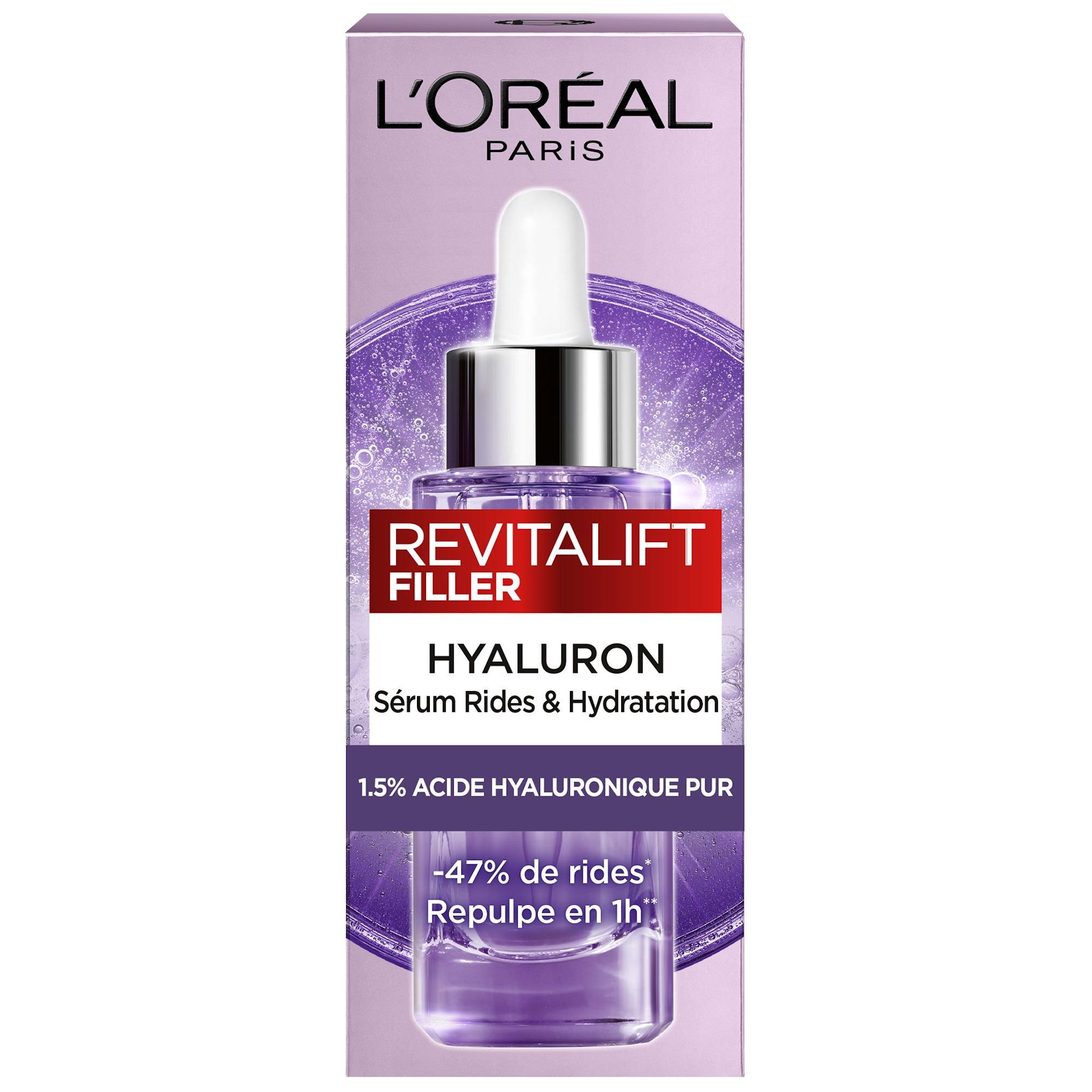 Voir la diapositive 2 : L'OREAL Revitalift sérum anti-rides lisse et hydrate 30ml