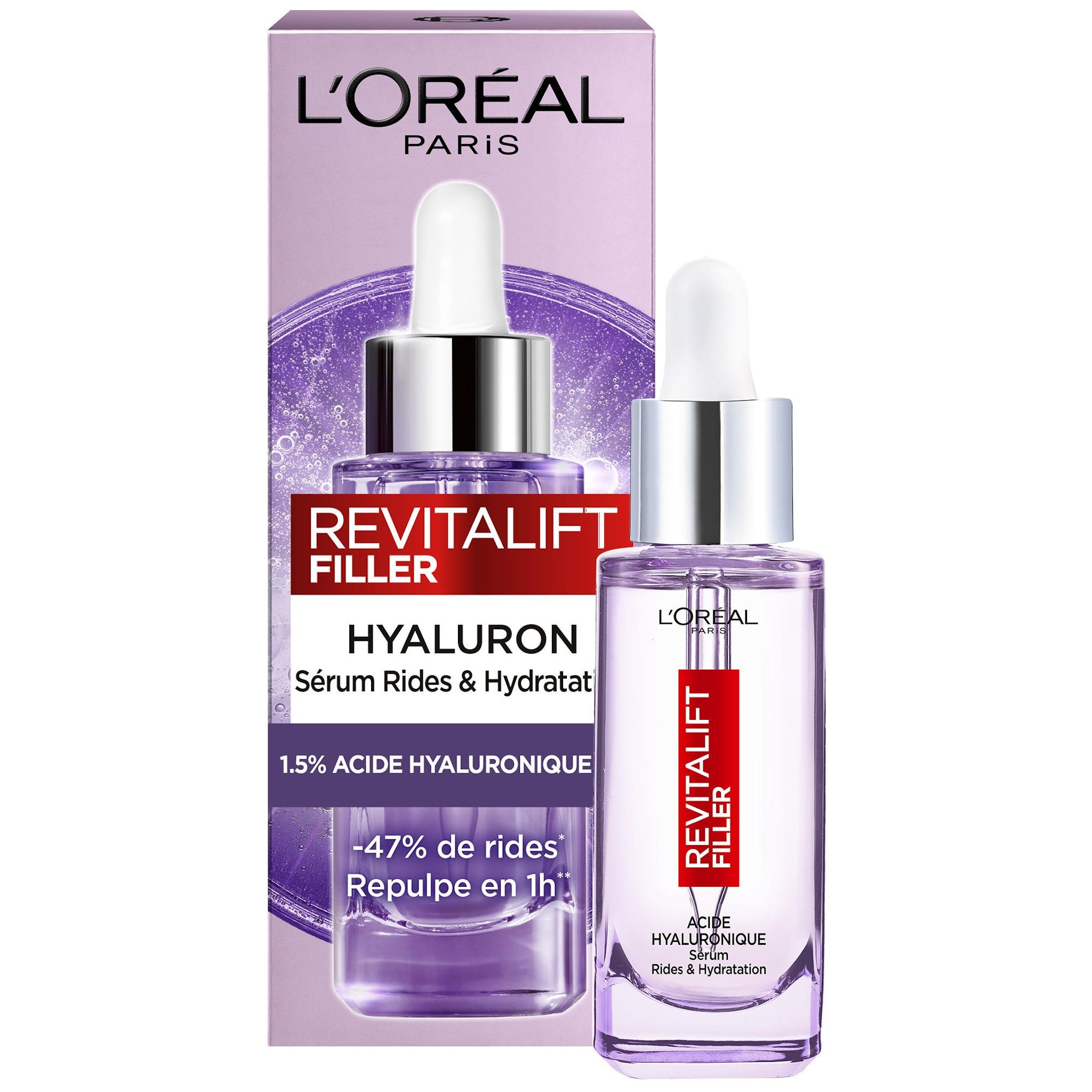Voir la diapositive 3 : L'OREAL Revitalift sérum anti-rides lisse et hydrate 30ml