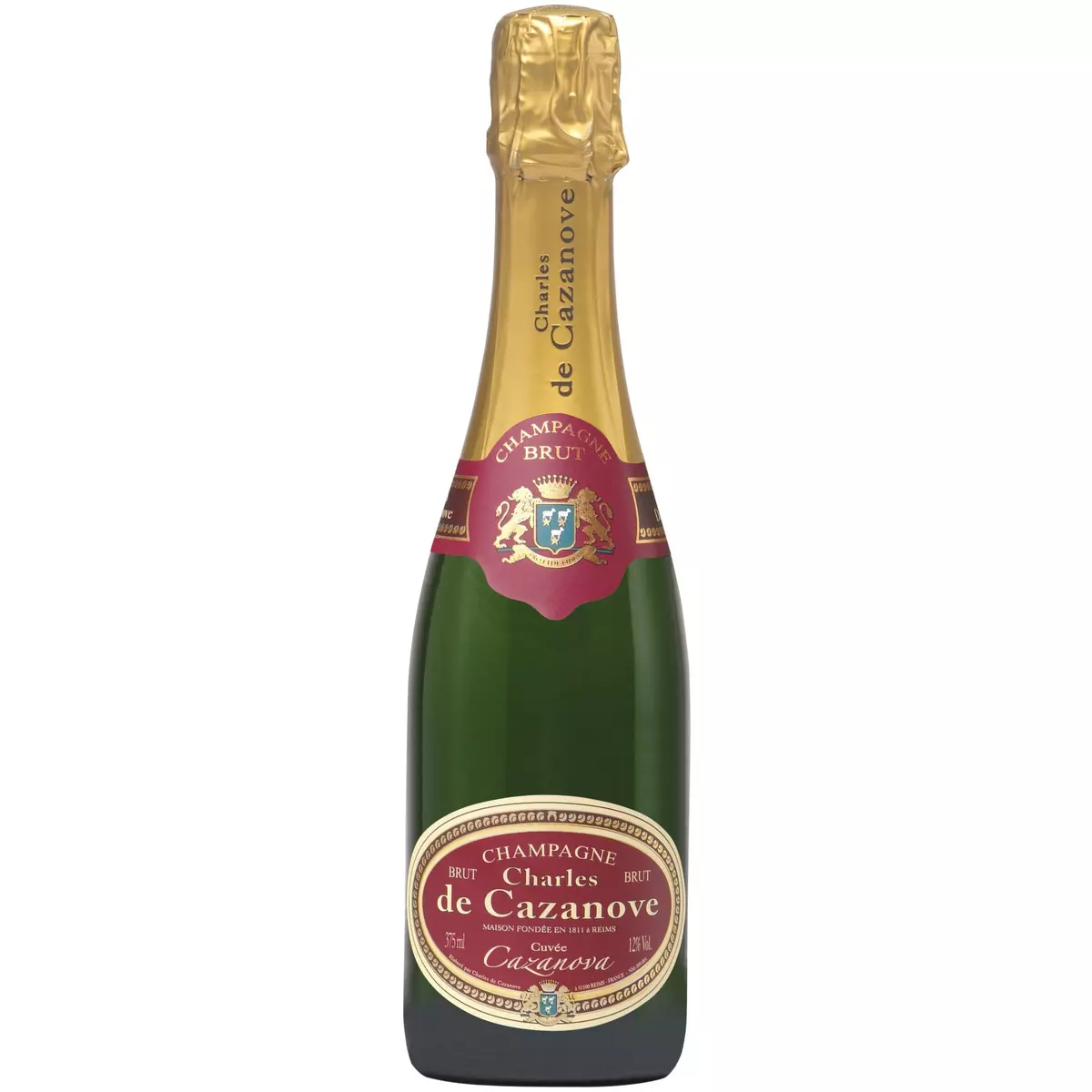 CHARLES DE CAZANOVE AOP Champagne cuvée Cazanova 37.5cl