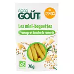 Good Goût GOOD GOUT BABY Mini baguettes fromage romarin bio dès 12 mois