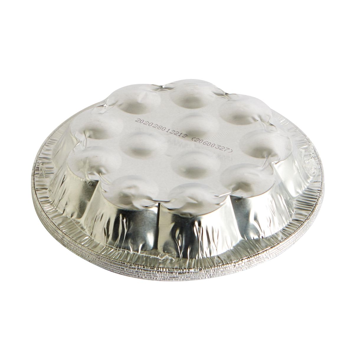 AUCHAN Moules aluminium pour 12 escargots 5 moules