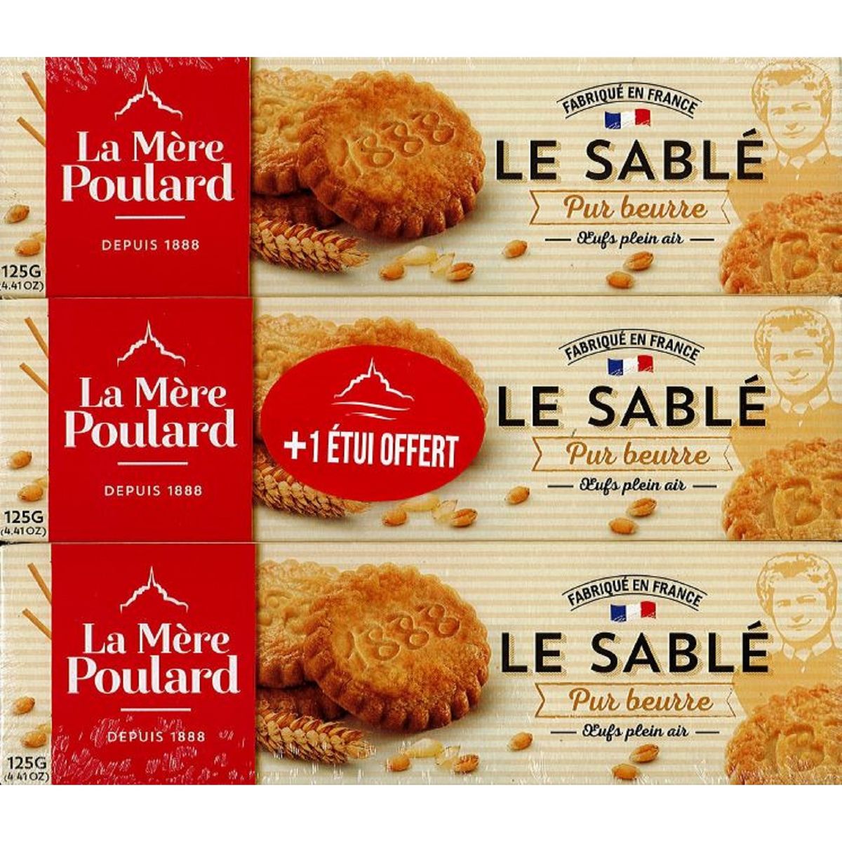 LA MERE POULARD Le Sablé pur beurre 2x125g
