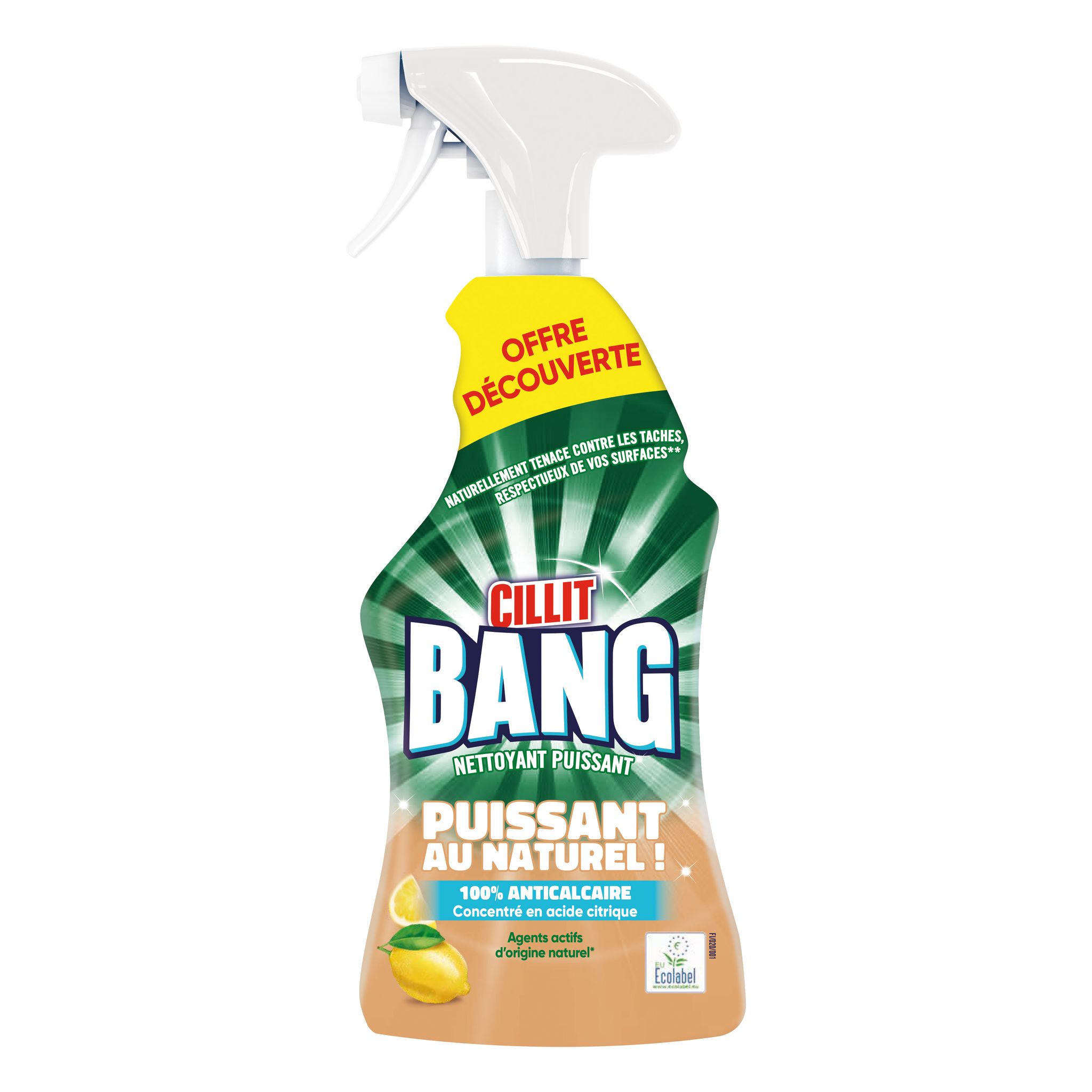 CILLIT BANG Nettoyant surpuissant à l'acide citrique pistolet 750ml