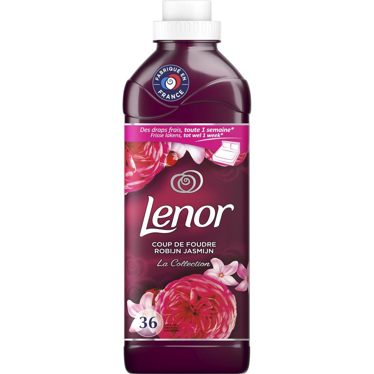 LENOR Coup de Foudre Adoucissant linge concentré 2x36 lavages 2x900ml