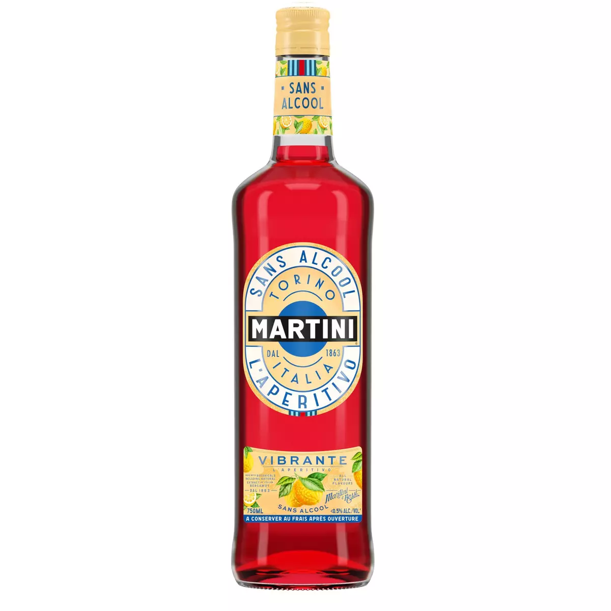 MARTINI L'Aperitivo sans alcool Vibrante 0.5% 75cl