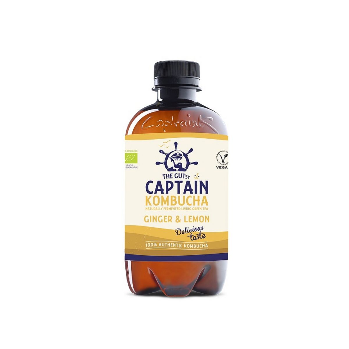 CAPTAIN KOMBUCHA Boisson bio au gingembre citron 40cl