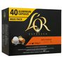 Voir la diapositive 2 : L'OR ESPRESSO Capsules de café delizioso intensité 5 compatibles Nespresso 40 capsules 208g