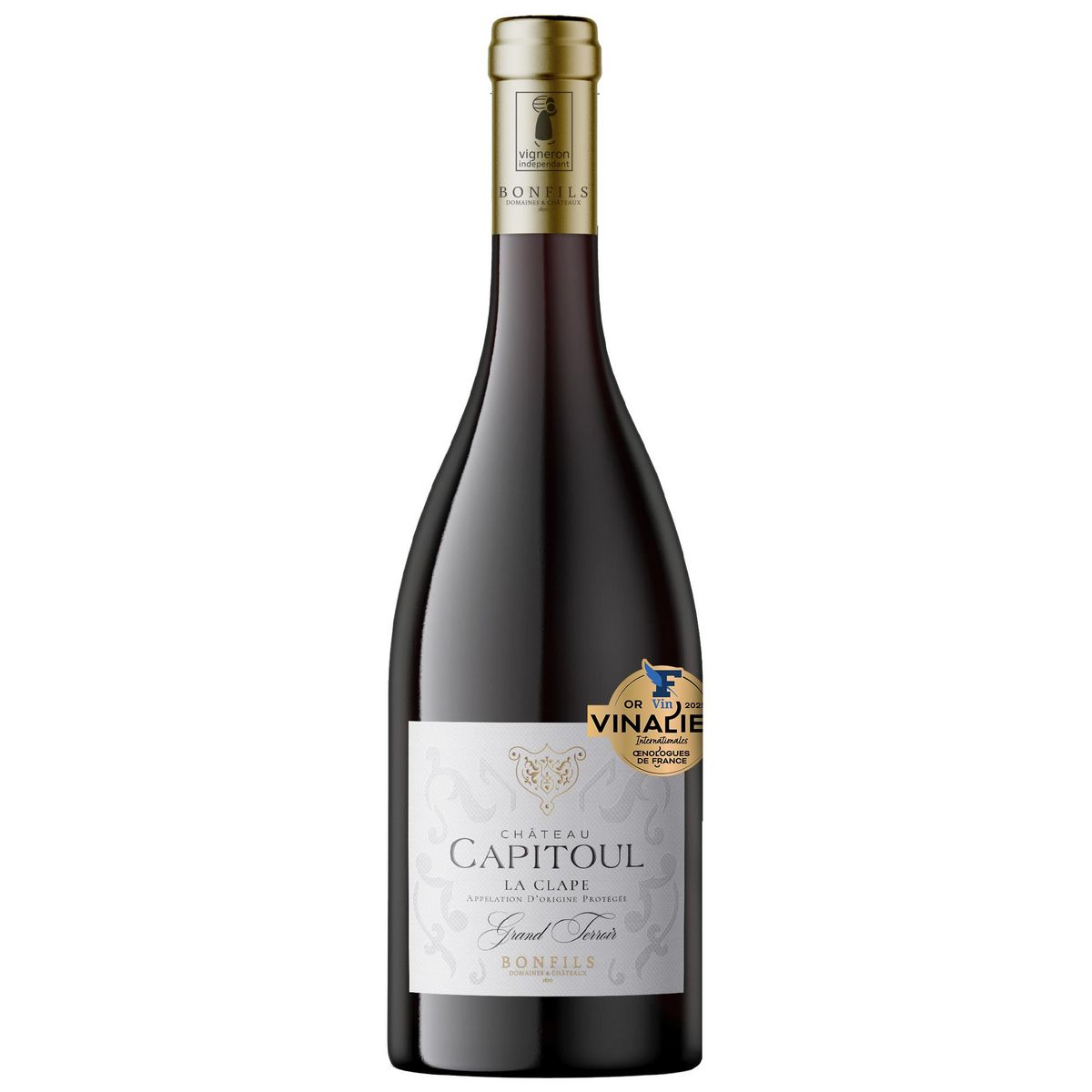 AOP La Clape Château Capitoul Grand Terroir rouge 75cl