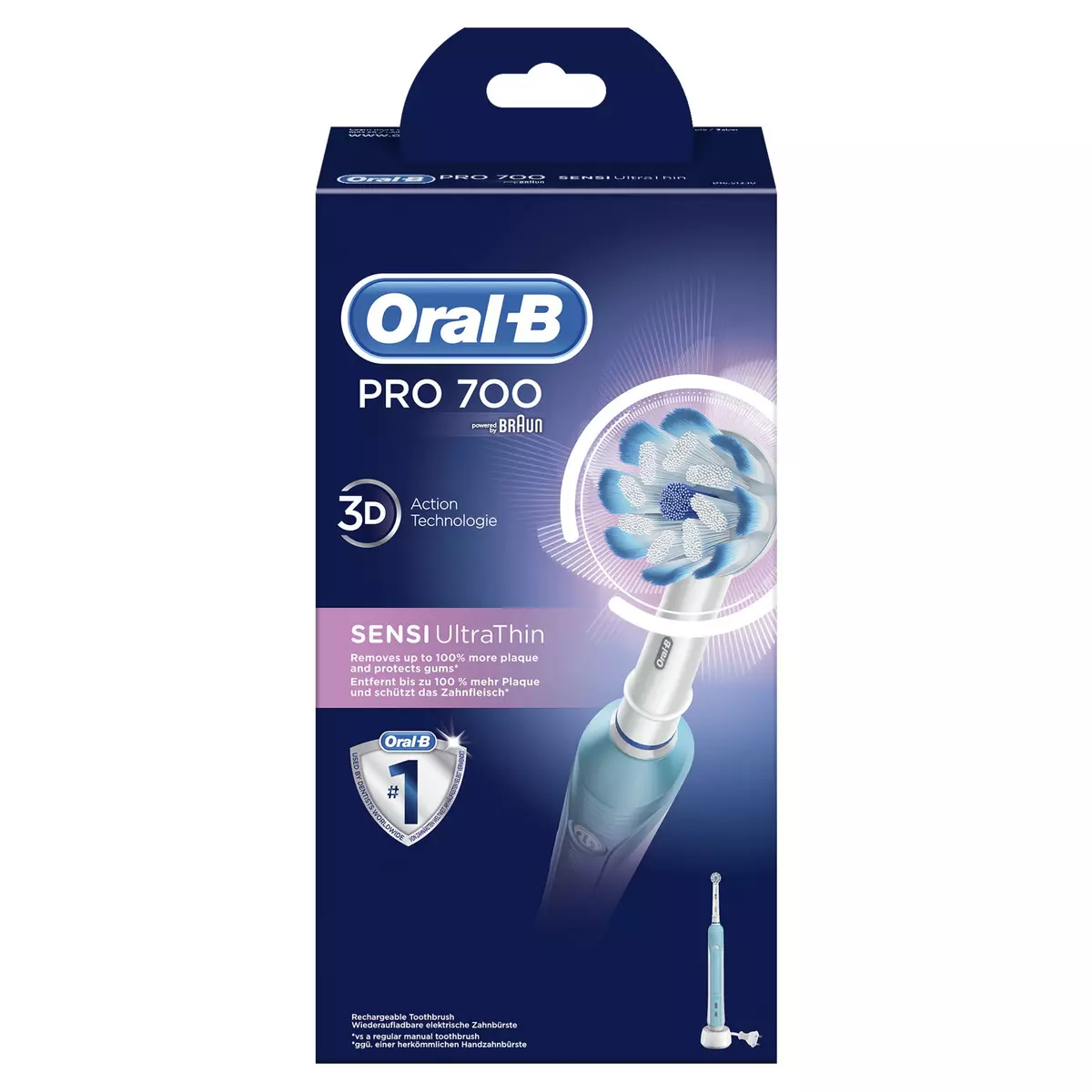 ORAL-B Brosse à dent électrique PRO 700 Sensi UltraThin 1 brosse