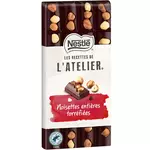 Nestlé NESTLE Les recettes de l'atelier tablette chocolat noir avec noisettes entières torréfiées
