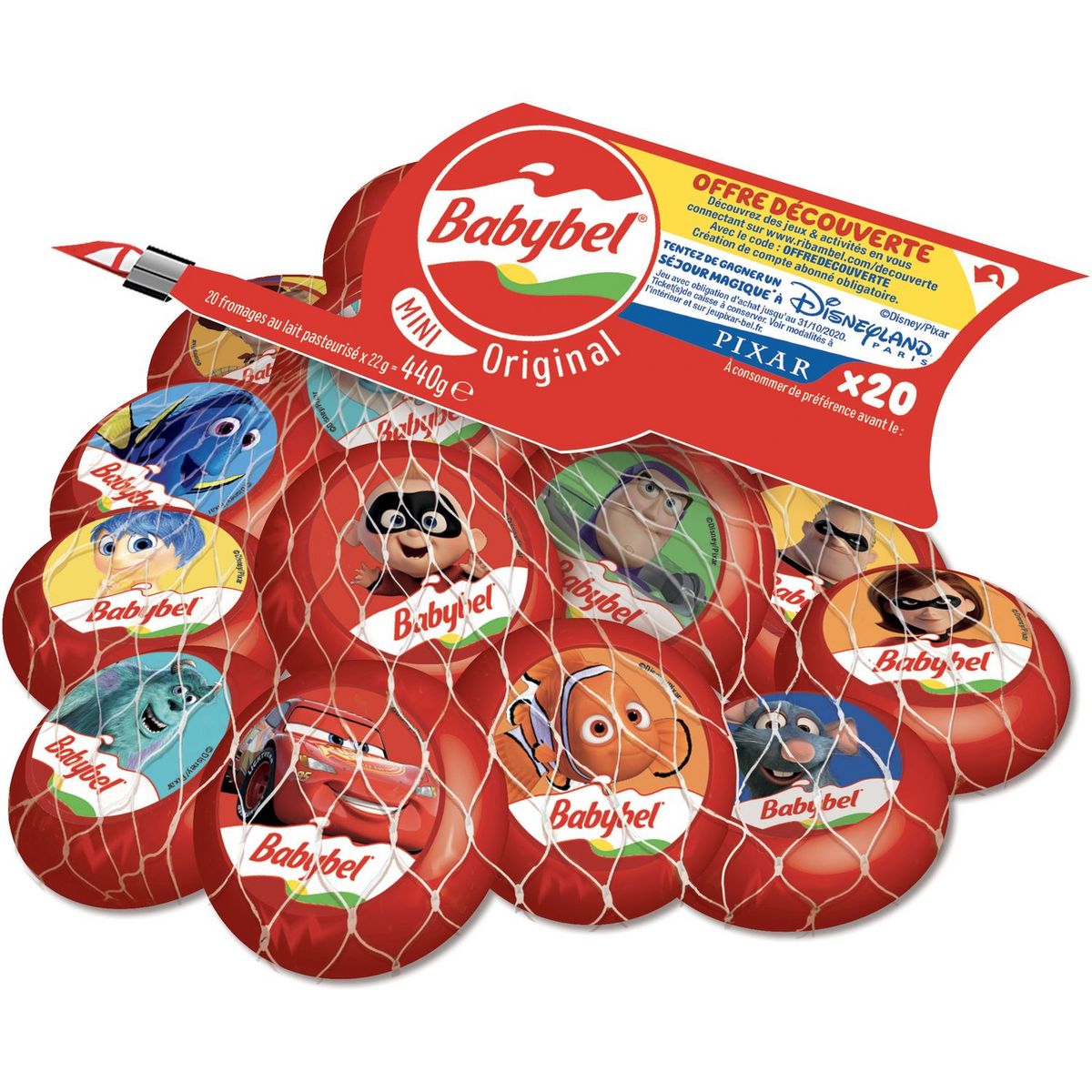BABYBEL Fromage en portion 20 pièces 440g
