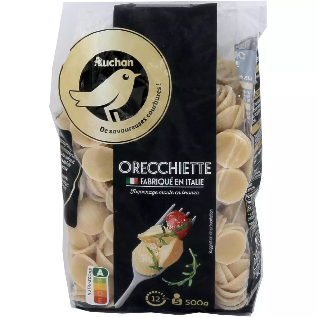 AUCHAN GOURMET Orecchiete 5 portions 500g