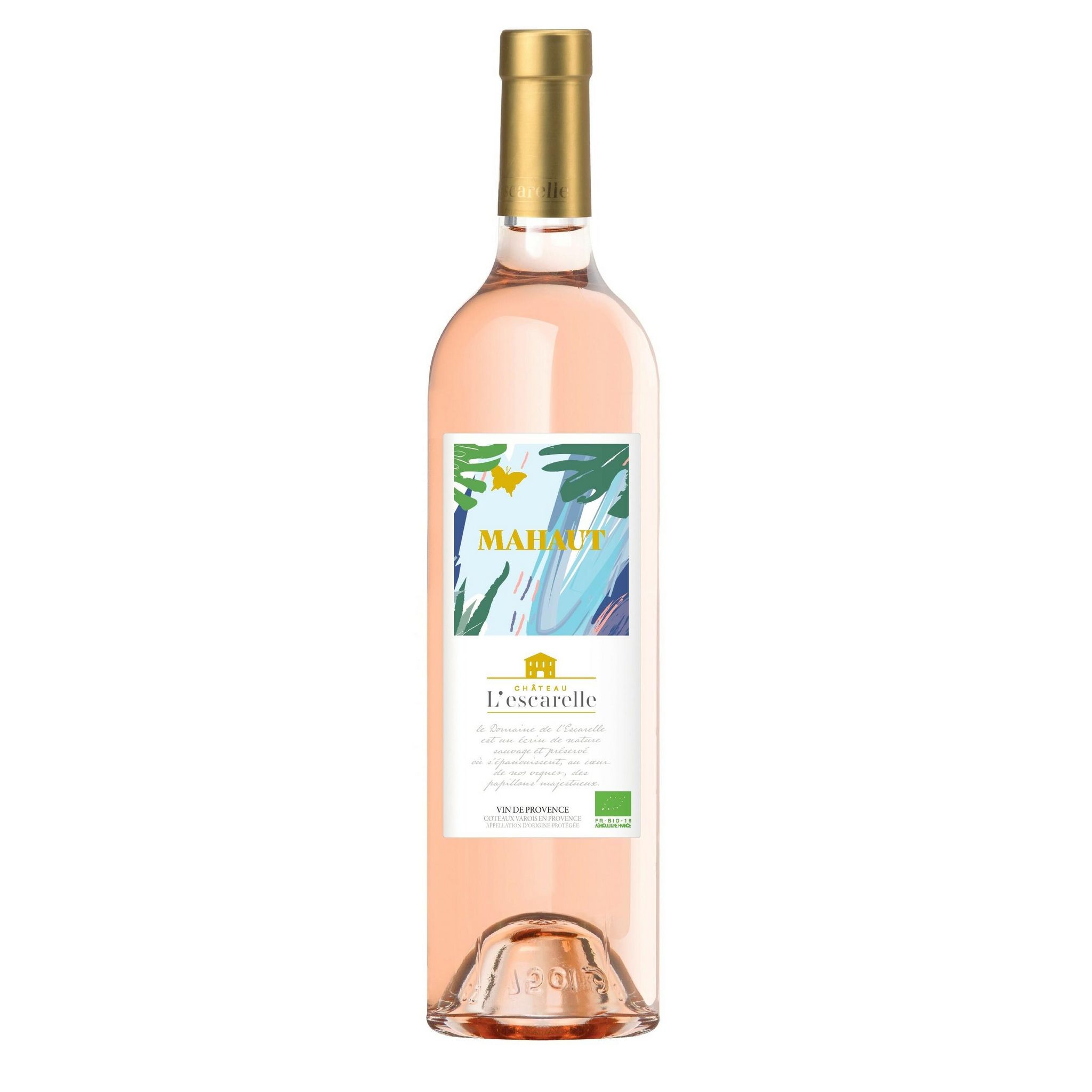 AOP Coteaux Varois en Provence Chateau Mahaut rose bio 75cl