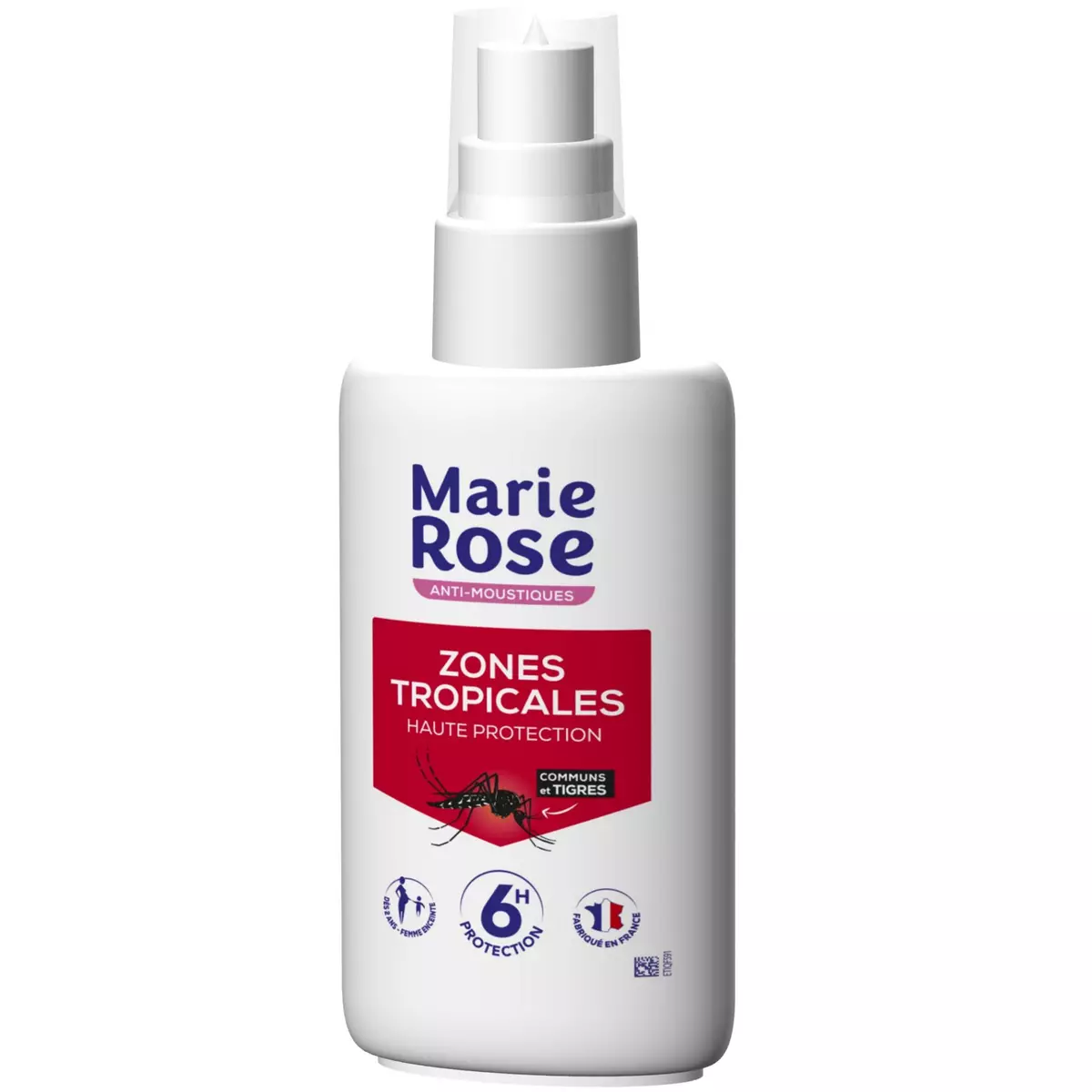 MARIE ROSE Spray répulsif anti-moustiques icaridine protection 6h 100ml