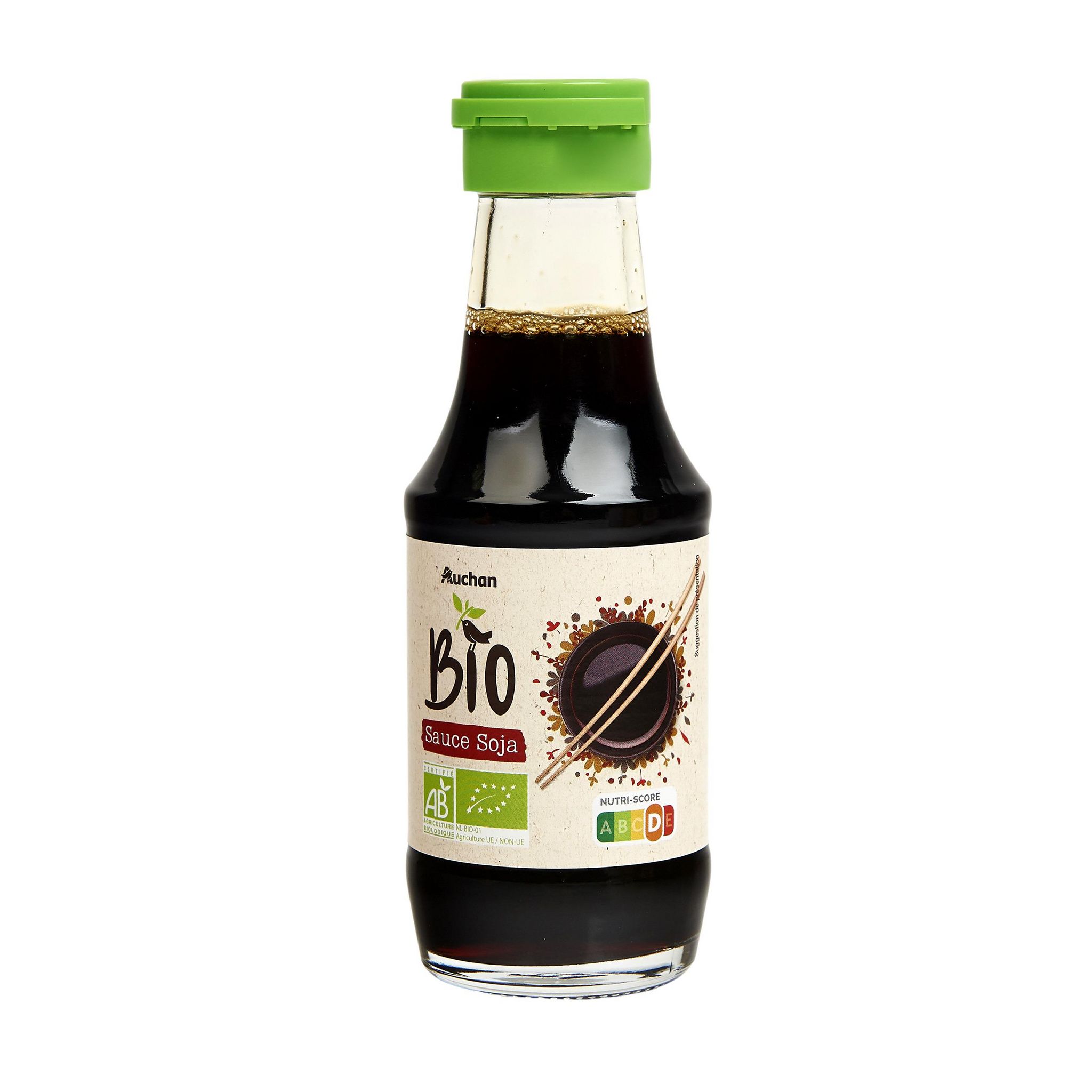 Voir la diapositive 2 : AUCHAN BIO Sauce soja 15cl