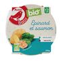 Voir la diapositive 2 : AUCHAN BABY BIO Assiette épinard bio au saumon dès 12 mois 230g