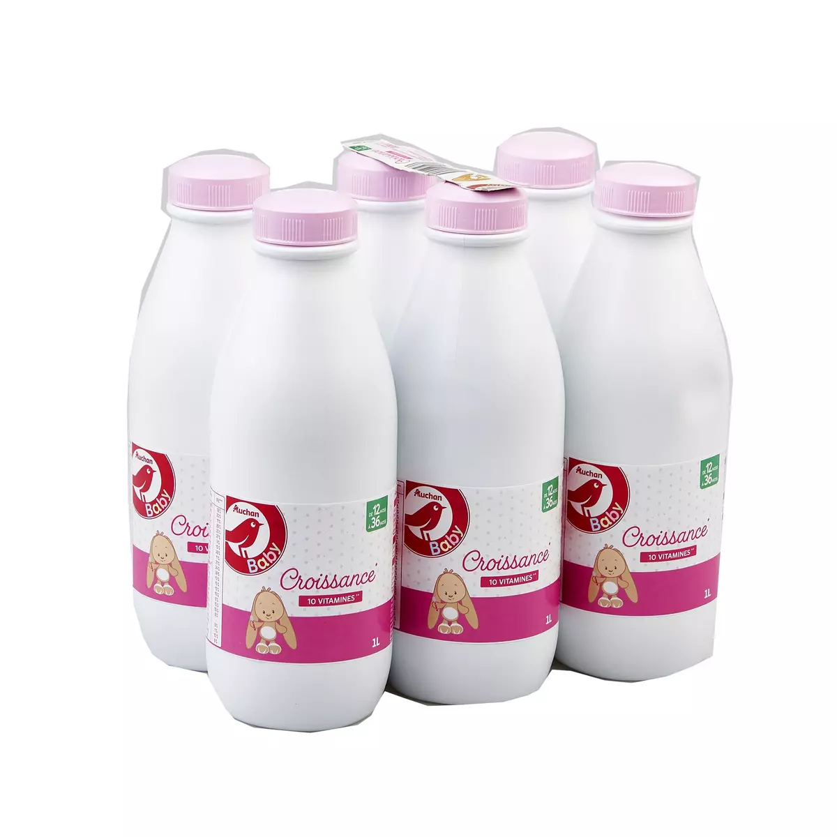 CANDIA Baby 3 lait de croissance liquide dès 12 mois 6x1l pas cher 