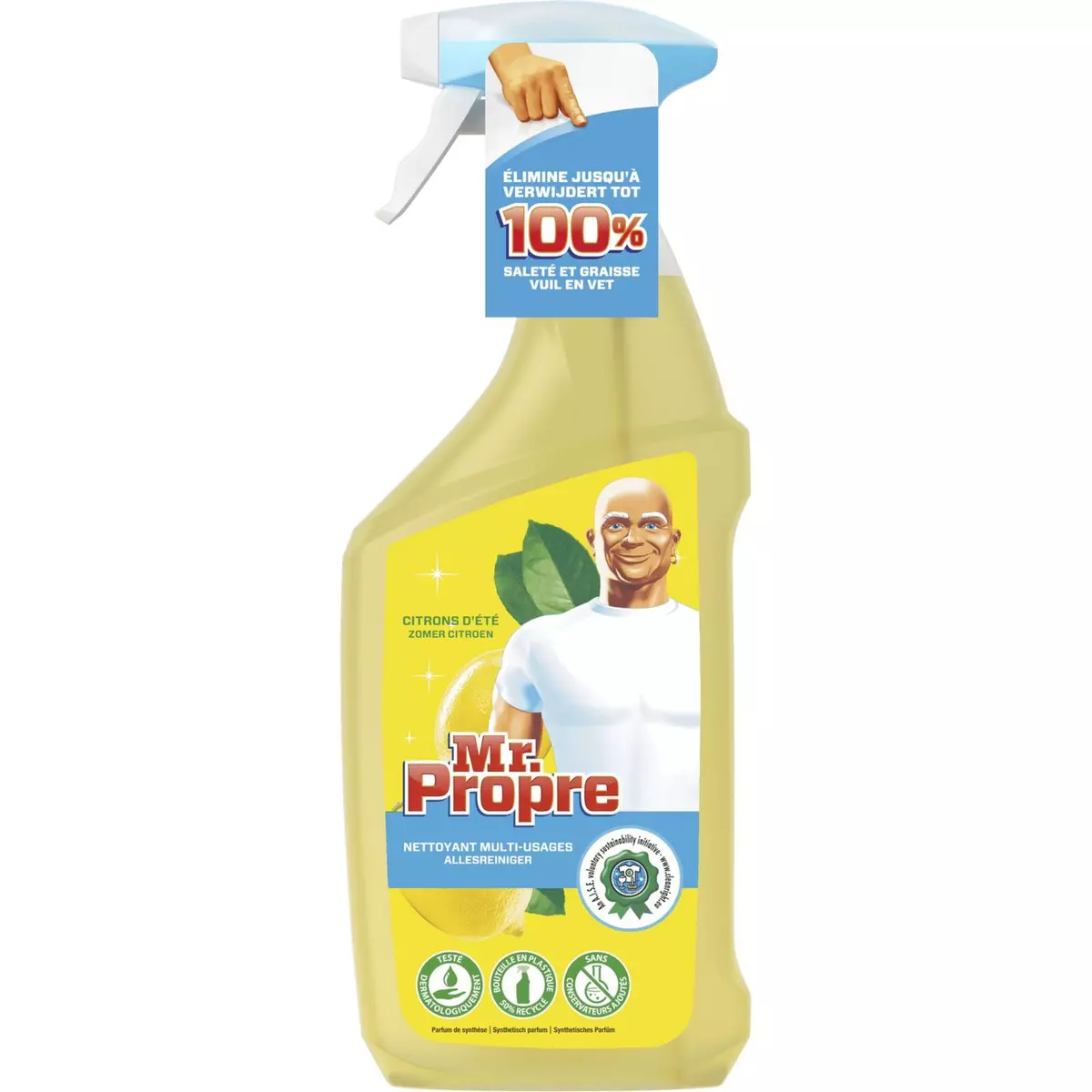 MR.PROPRE Spray nettoyant multi surfaces parfum citron 750ml