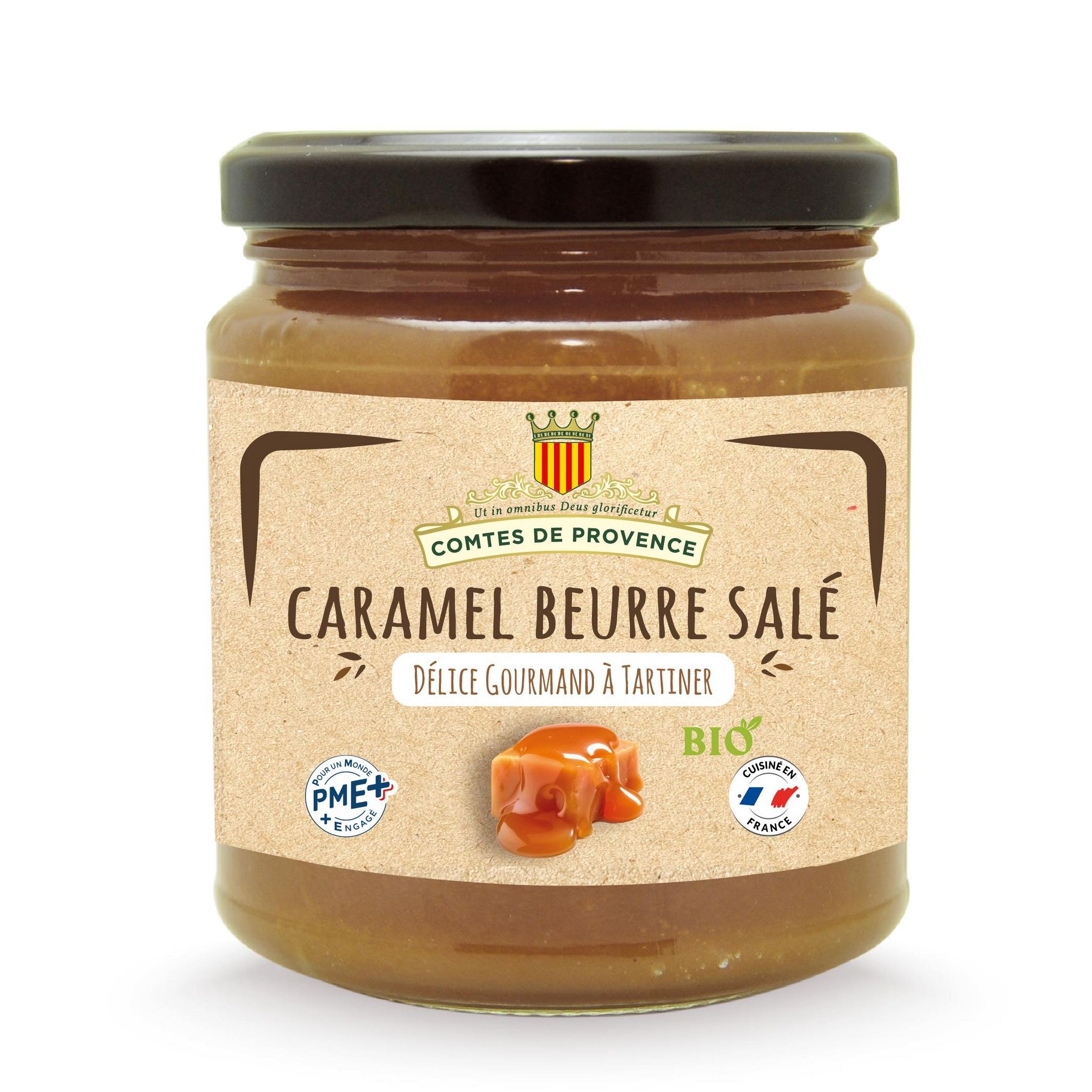 LES COMTES DE PROVENCE Pâte de caramel au beurre salé bio 330g