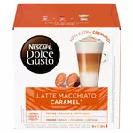 NESCAFE Capsules de café Latte Macchiato caramel compatibles Dolce Gusto 2x8 capsules 145,6g