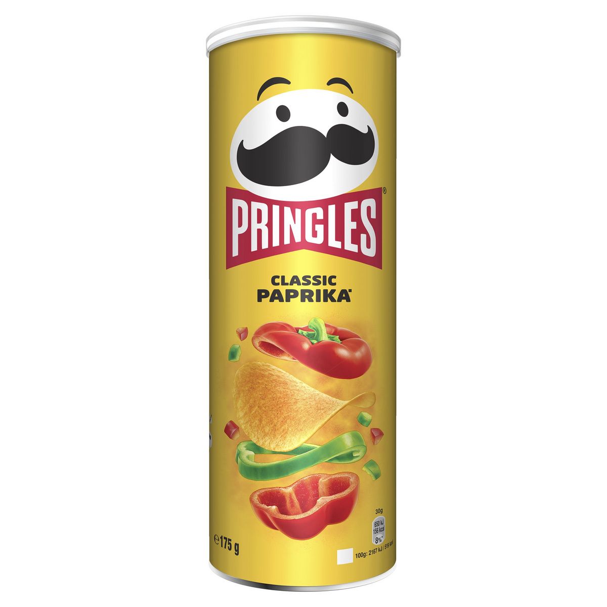 PRINGLES Chips tuiles goût classique paprika 175g