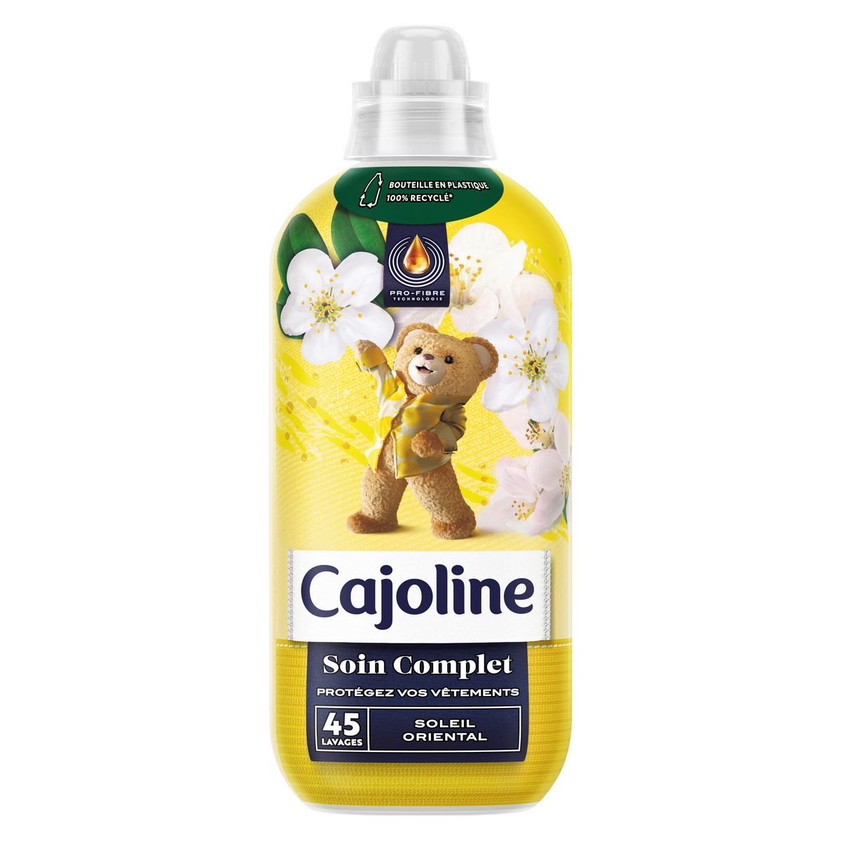 CAJOLINE Adoucissant soleil oriental 45 lavages 1,125l
