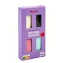 Voir la diapositive 2 : AUCHAN Pâtes à sucre blanche noire bleue et rose 4 pièces 200g