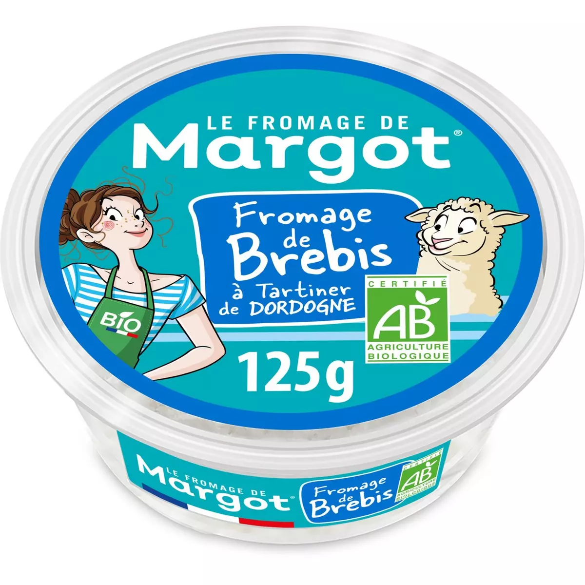 FROMAGE DE MARGOT Fromage frais bio au lait de brebis 125g