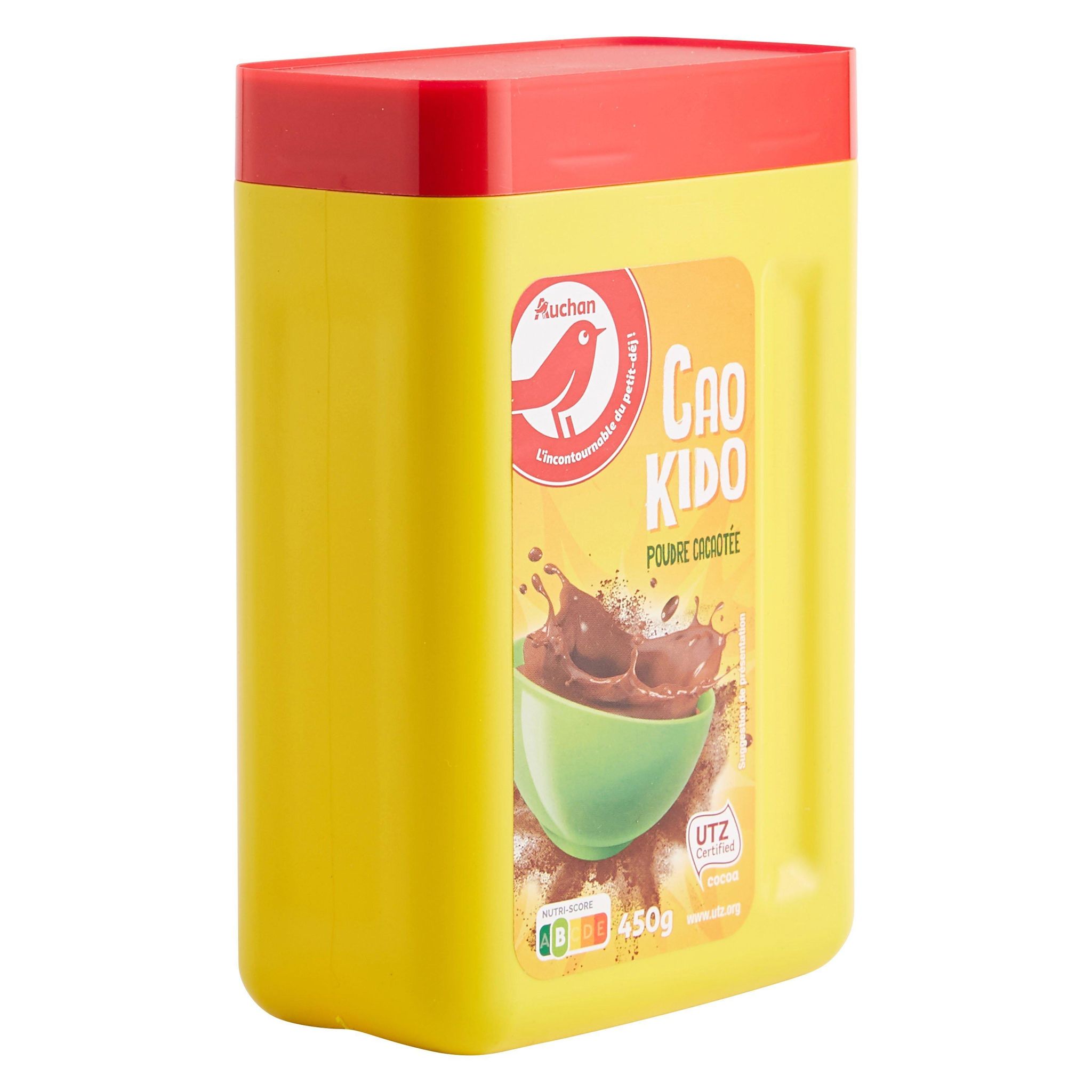 Voir la diapositive 3 : AUCHAN Cao kido poudre cacaotée 450g