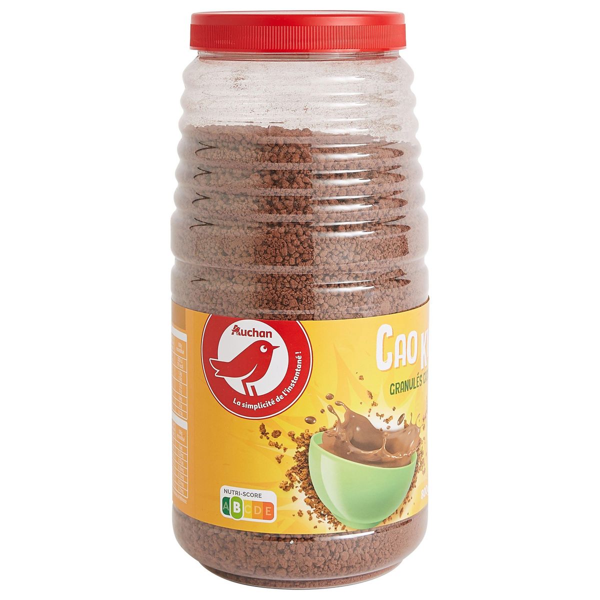 AUCHAN Chocolat en poudre granulés Cao Kido 800g