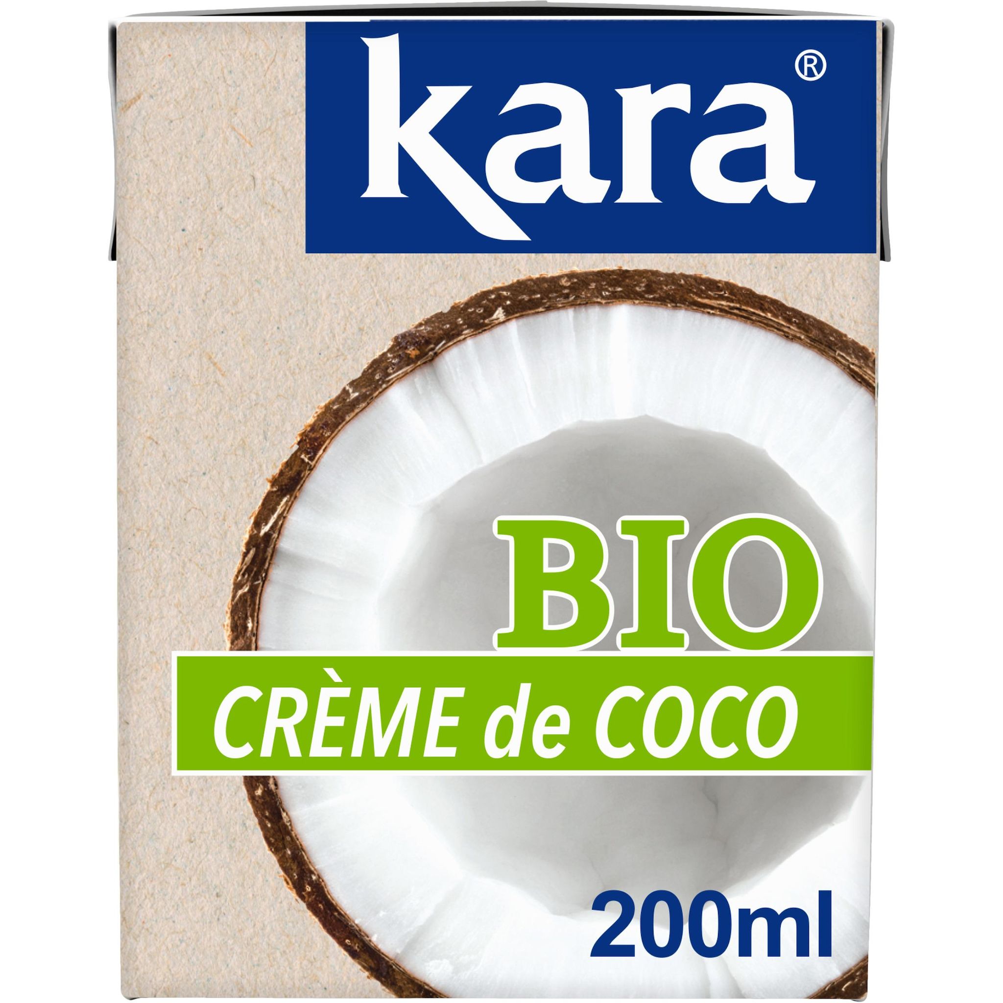 Voir la diapositive 2 : KARA Crème de coco bio brique 20cl