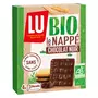 LU Biscuits nappés de chocolat noir bio sachets fraîcheur 4 sachets 120g