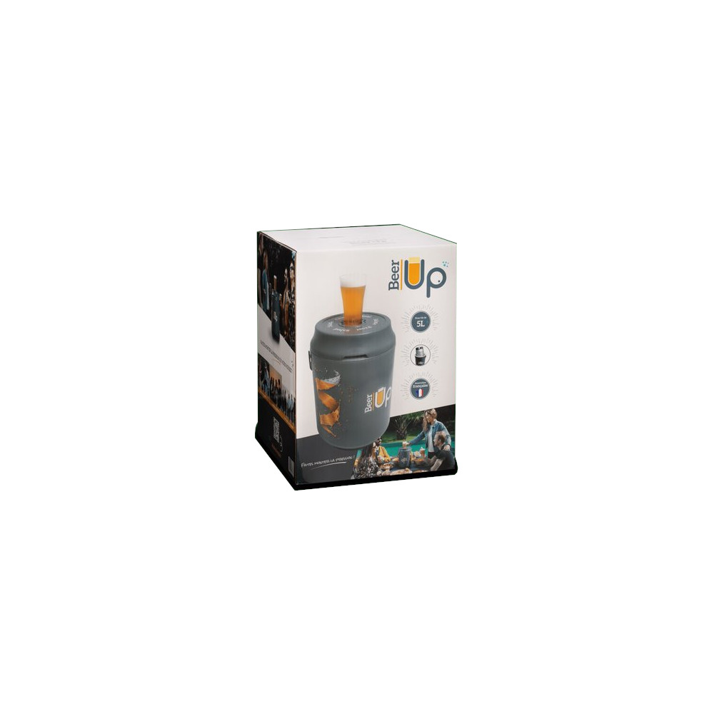 Voir la diapositive 3 : BEER UP Tireuse à bière portable et pack 10 verres