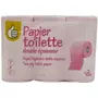 POUCE Papier toilette rose 2 épaisseurs 6 rouleaux