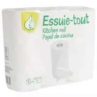 AUCHAN Papier toilette blanc ultra moelleux 5 épaisseurs 6 rouleaux pas  cher 