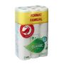 Voir la diapositive 2 : AUCHAN Essuie-tout blanc classic format familial 12 rouleaux