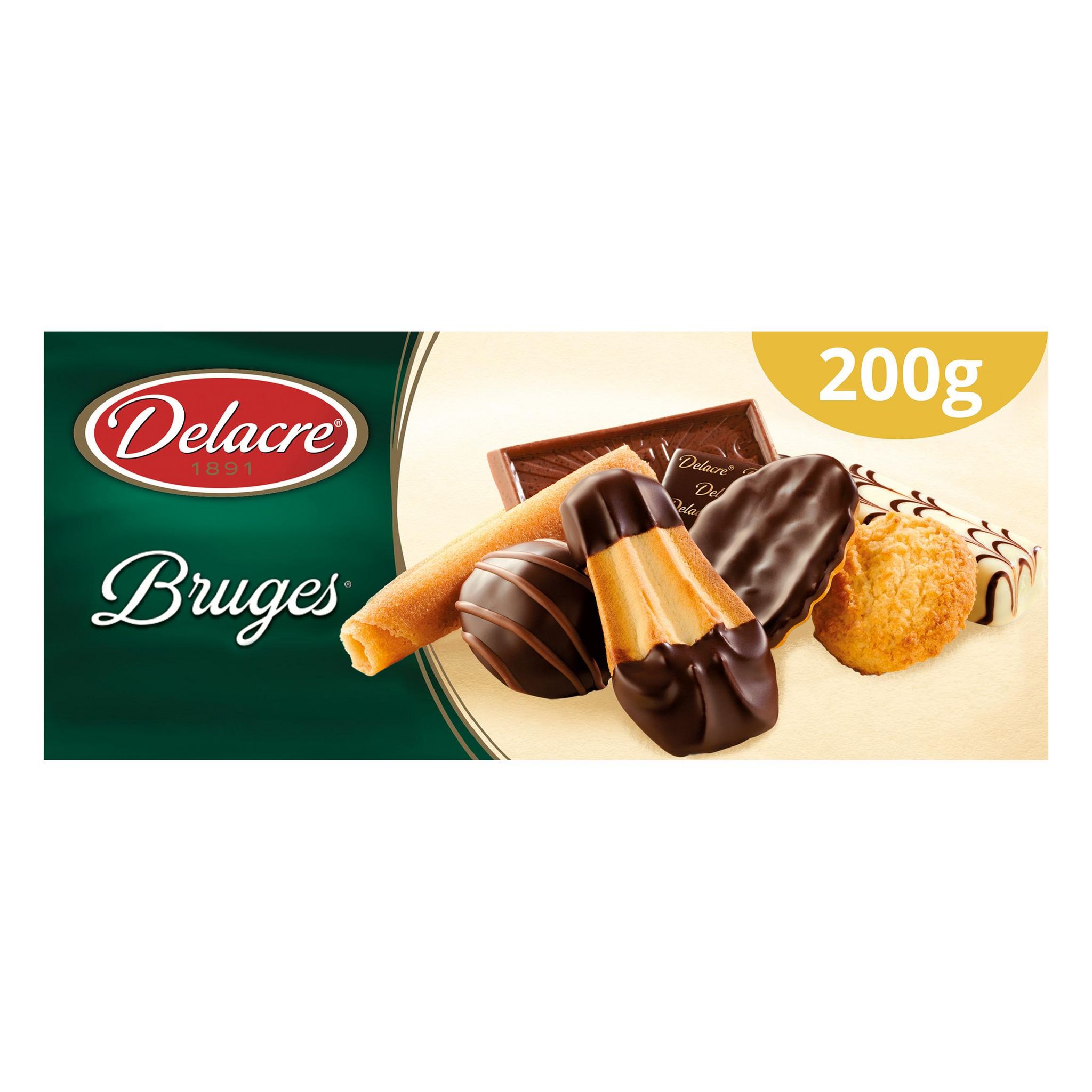 Voir la diapositive 2 : DELACRE Assortiment de biscuits Bruges 200g